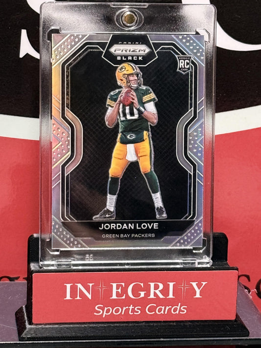 2020 Panini Chronicles #PB-4 Jordan Love Prizm Black Silver