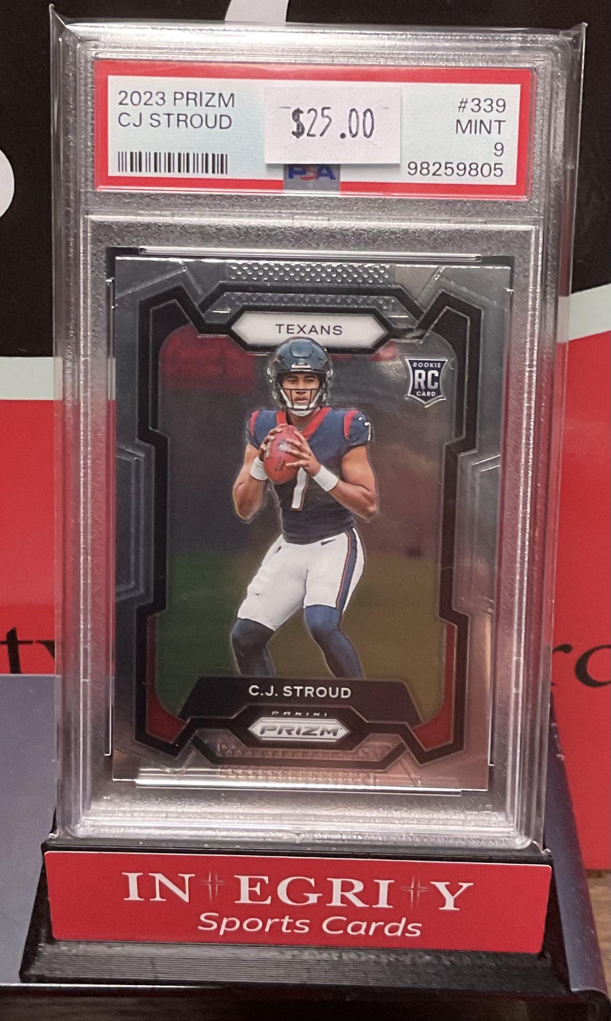 2023 Panini Prizm #339 Cj Stroud PSA 9