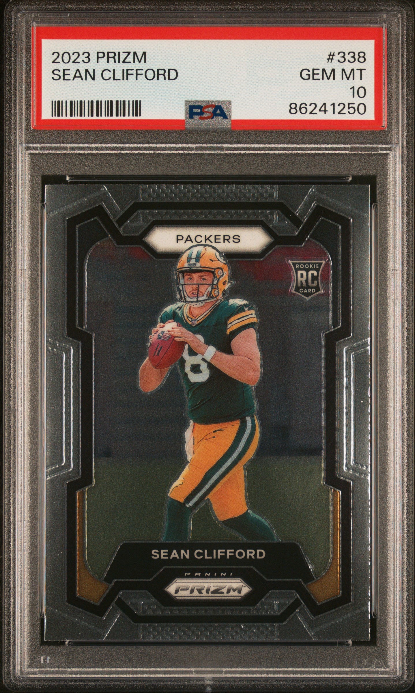 2023 Panini Prizm #338 Sean Clifford PSA 10