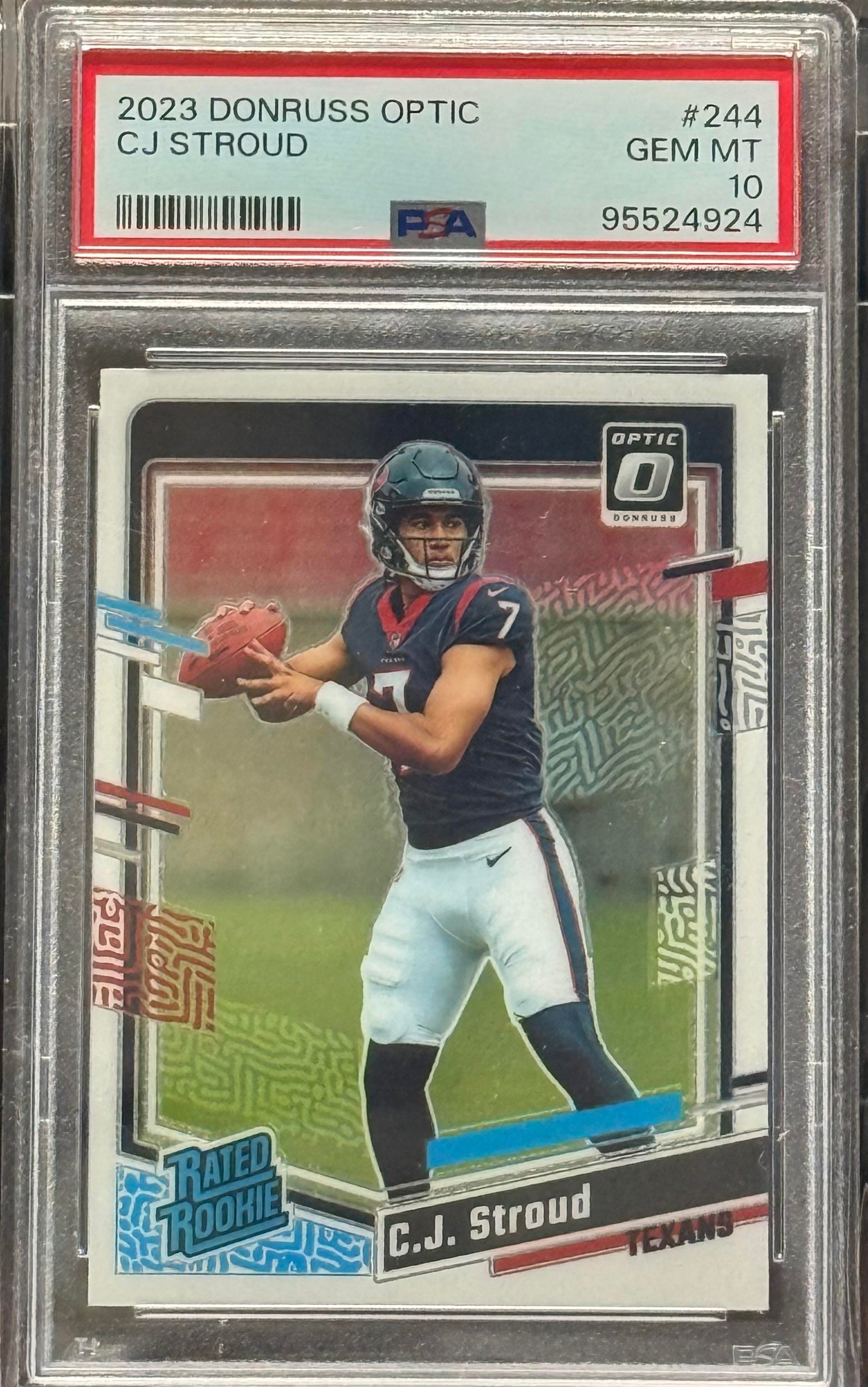2023 Panini Donruss Optic #244 Cj Stroud PSA 10