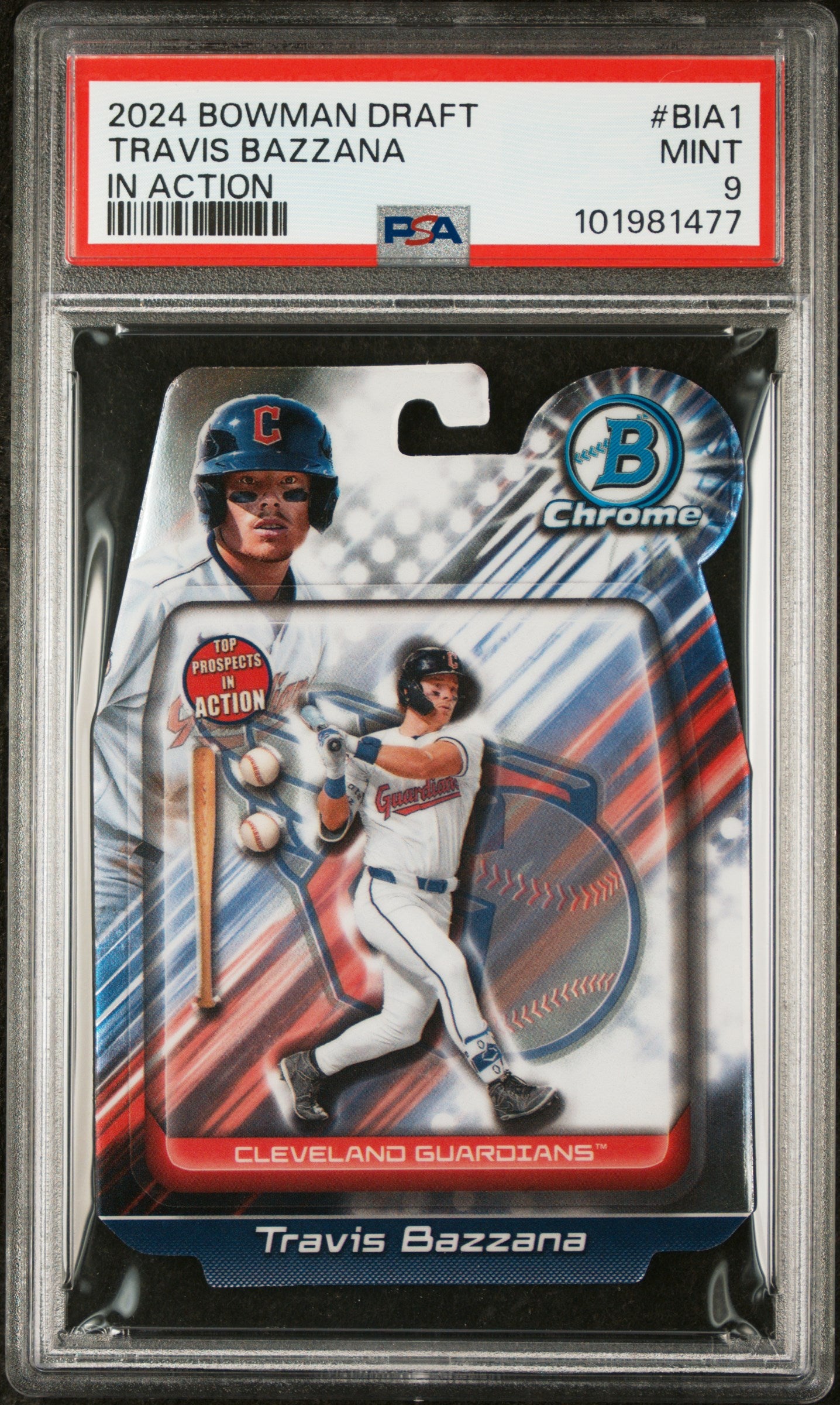 2024 Bowman Draft Bowman In Action #BIA1 Travis Bazzana PSA 9