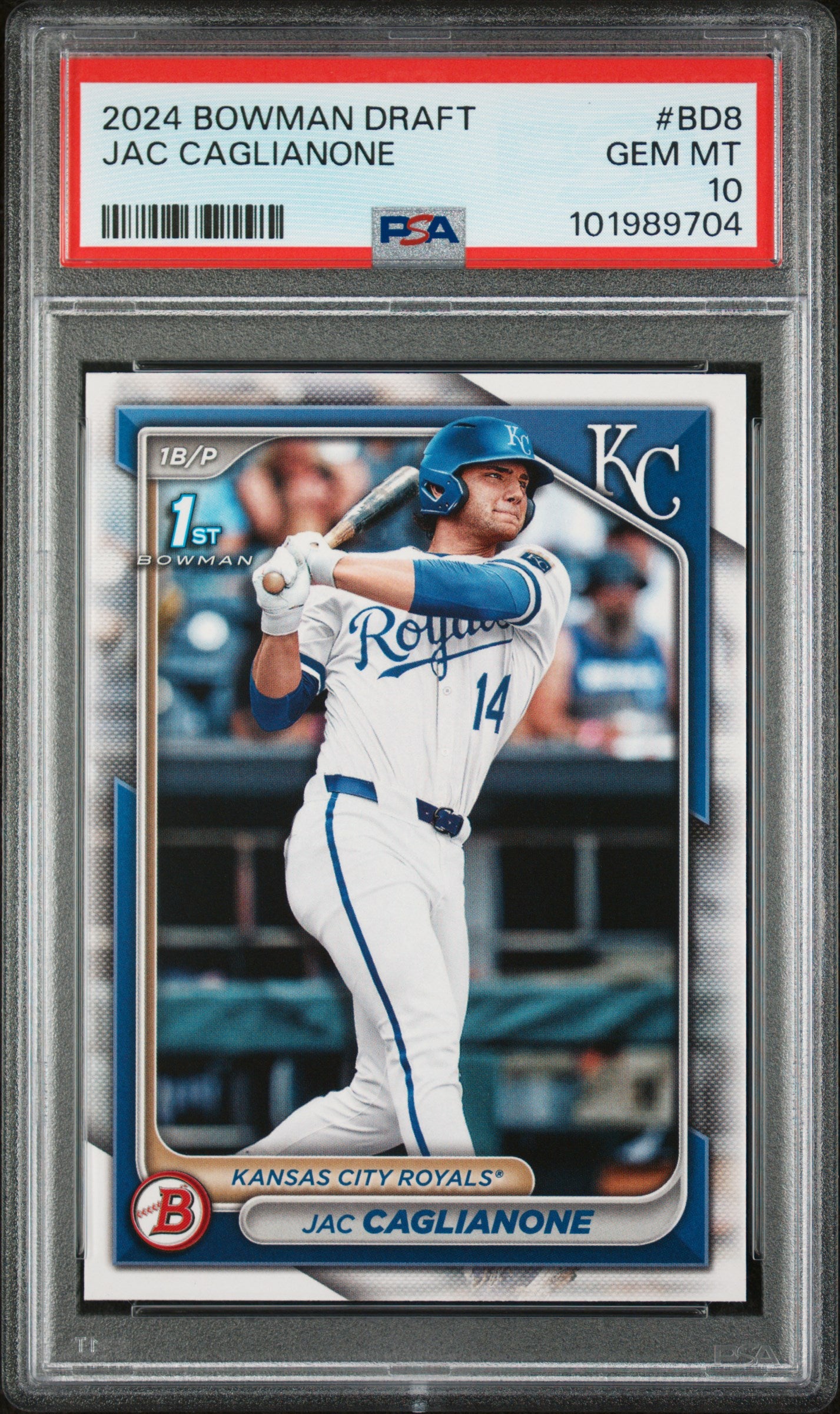 2024 Bowman Draft #BD8 Jac Caglianone PSA 10