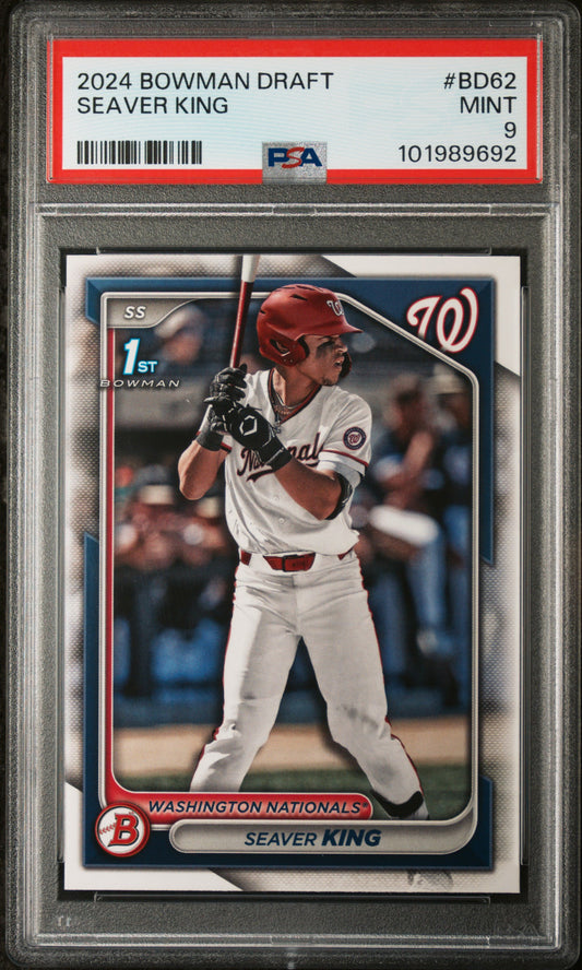 2024 Bowman Draft #BD62 Seaver King PSA 9