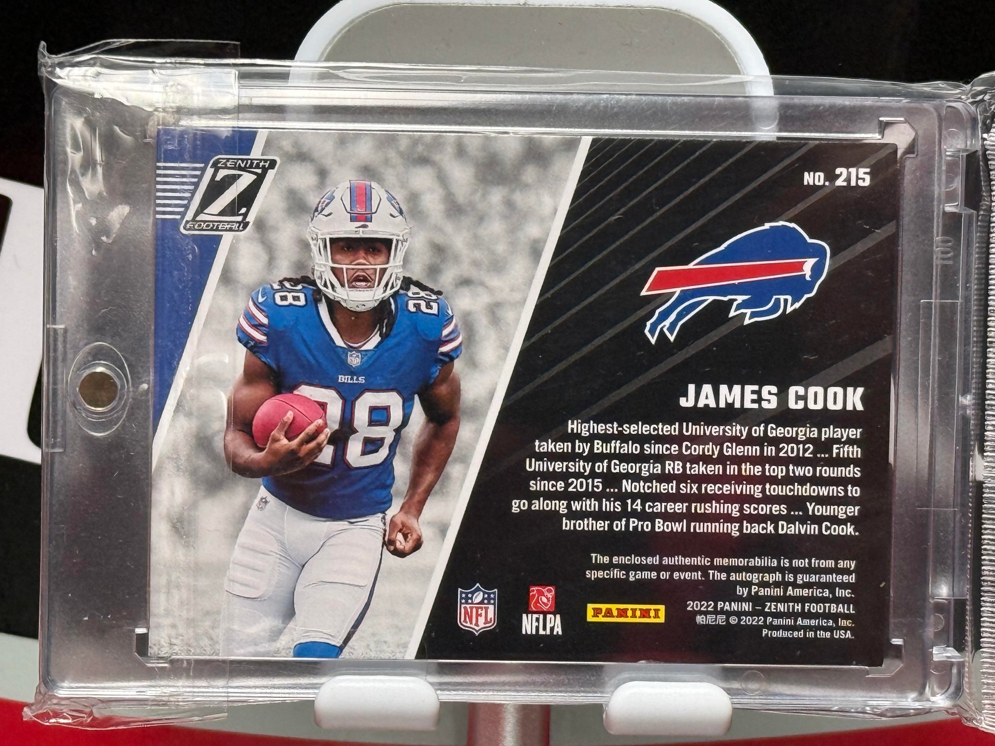 2022 ZENITH #215 James Cook RPA/50