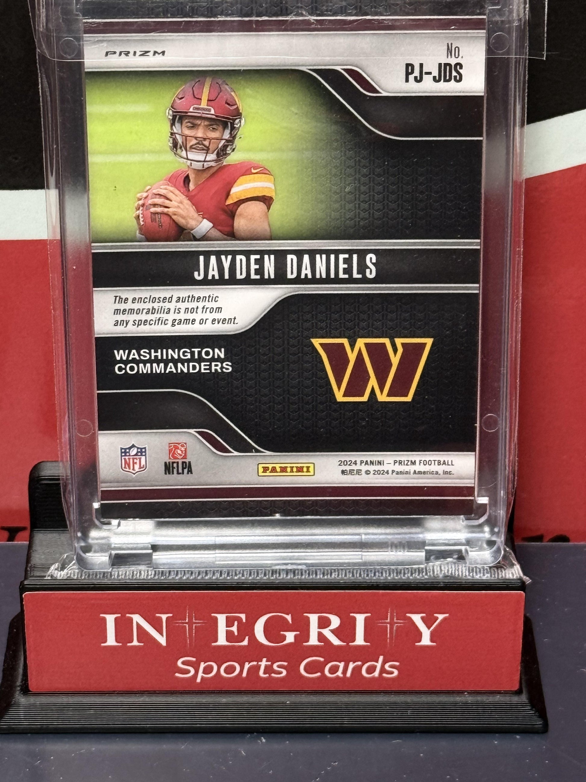 2024 Panini Prizm #PJ-JDS Jayden Daniels Premier Jerseys
