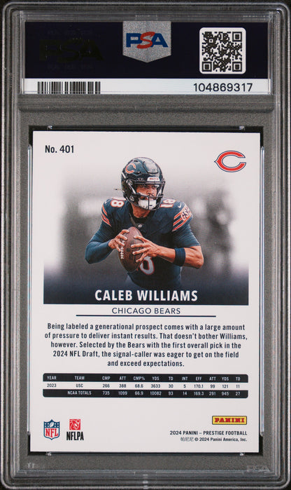 2024 Panini Prestige #401 Caleb Williams PSA 9