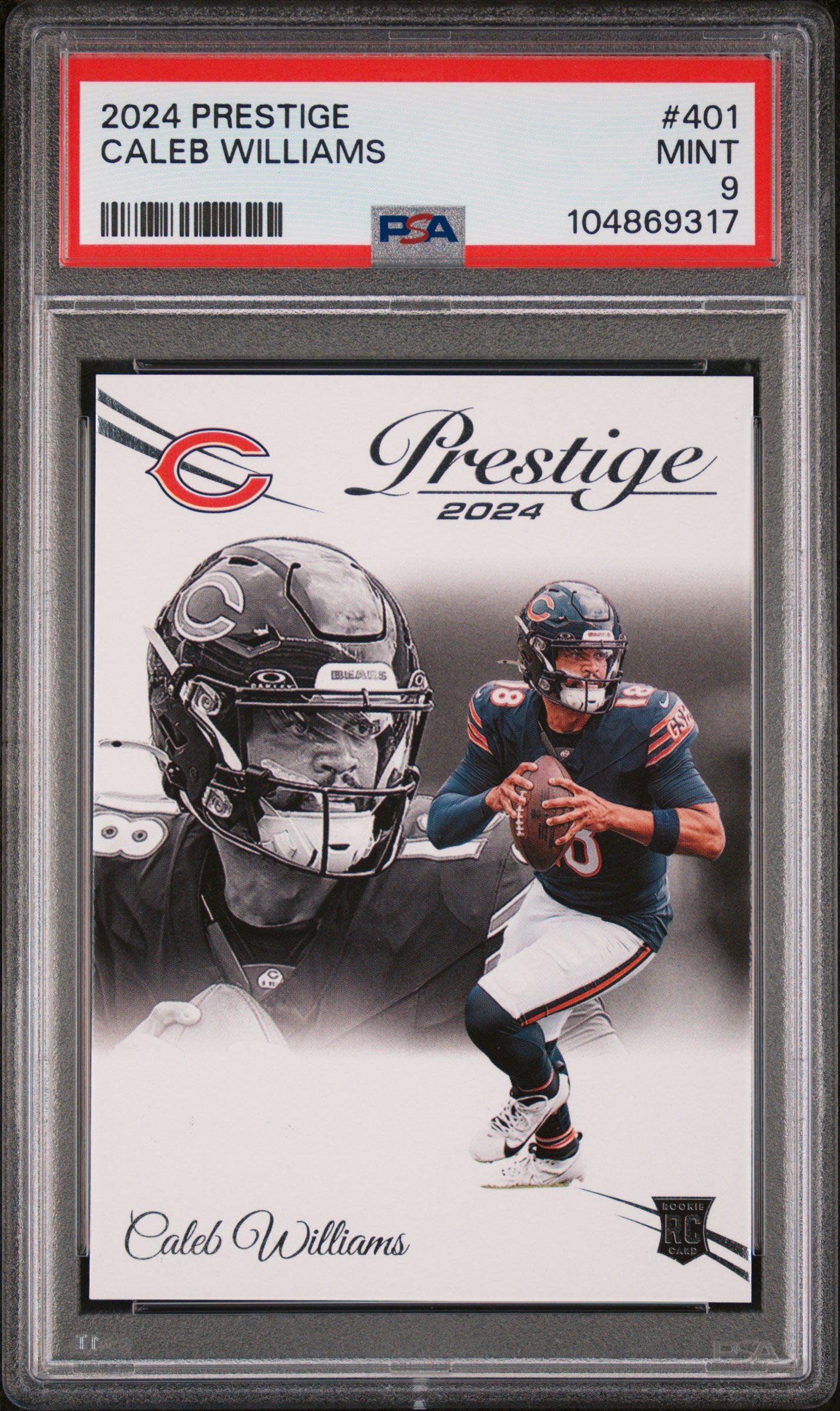 2024 Panini Prestige #401 Caleb Williams PSA 9