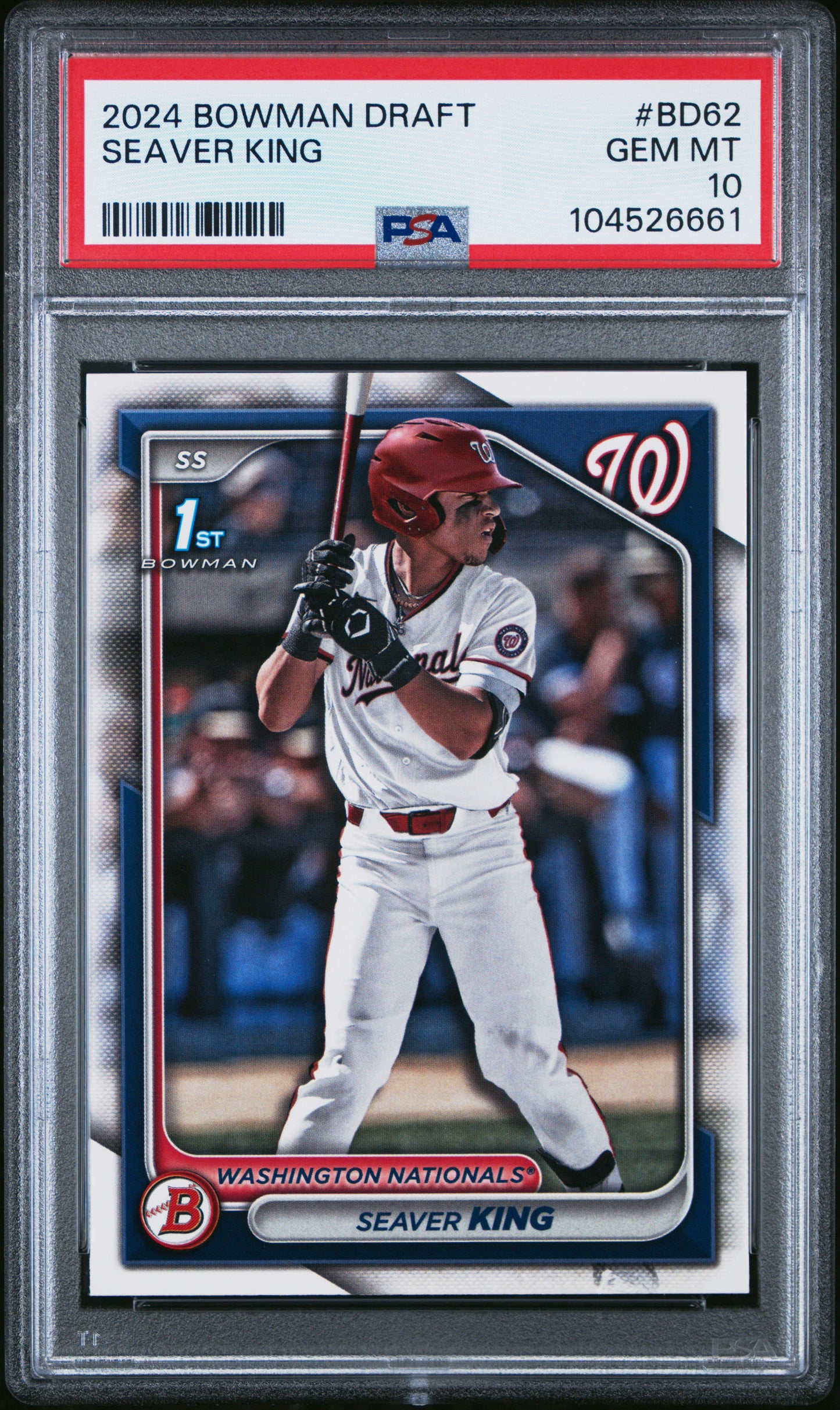2024 Bowman Draft #BD62 Seaver King PSA 10