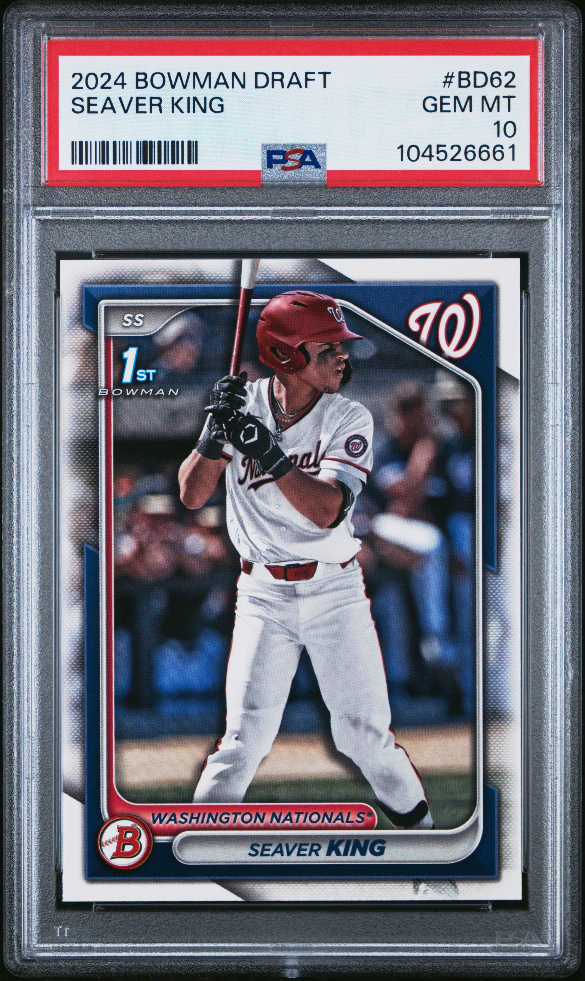 2024 Bowman Draft #BD62 Seaver King PSA 10