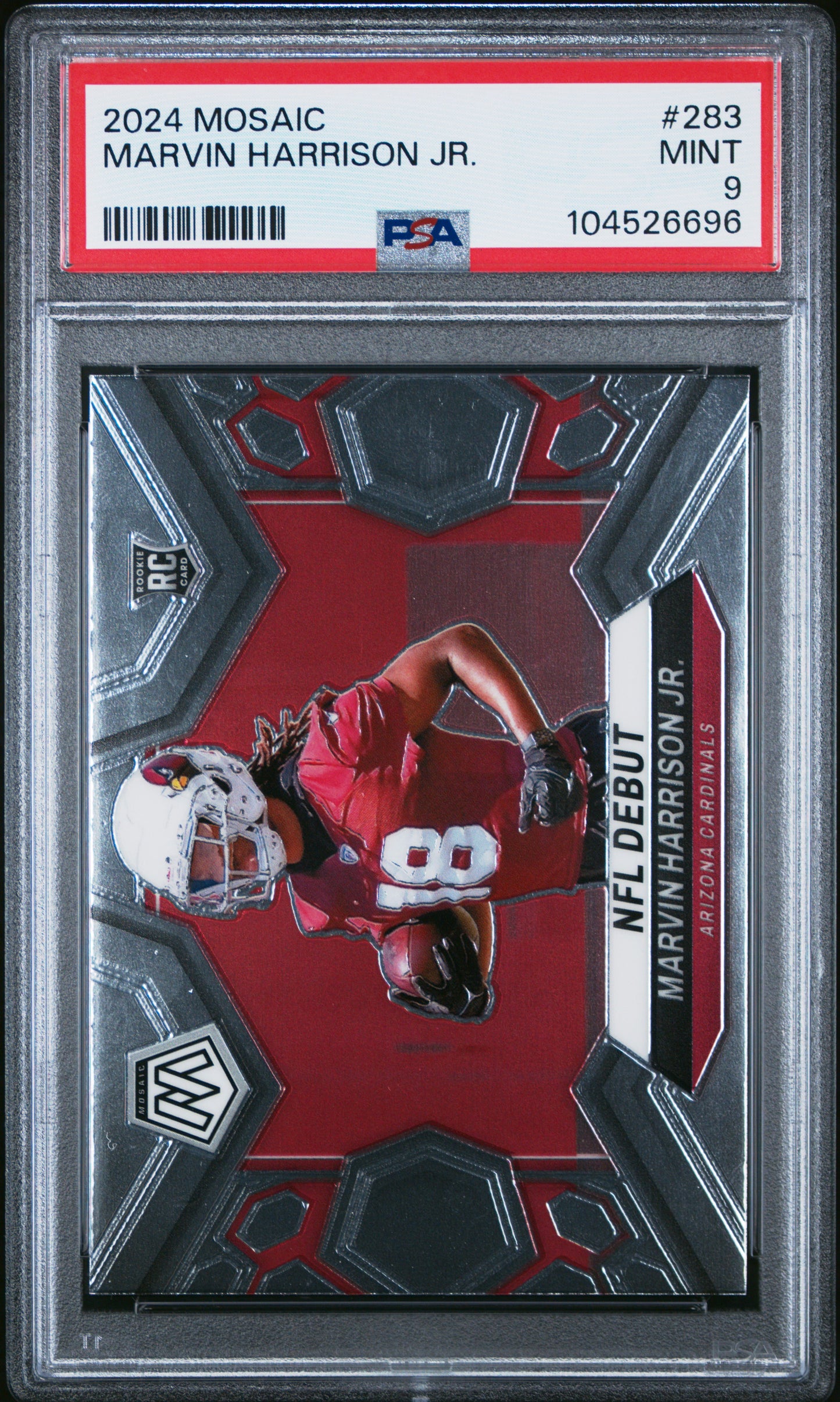 2024 Panini Mosaic #283 Marvin Harrison Jr. PSA 9