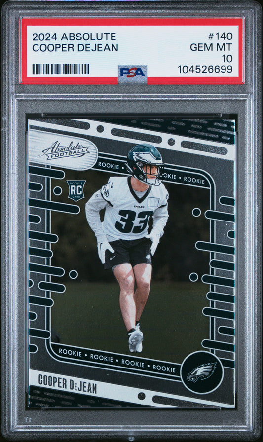2024 Panini Absolute #140 Cooper Dejean PSA 10