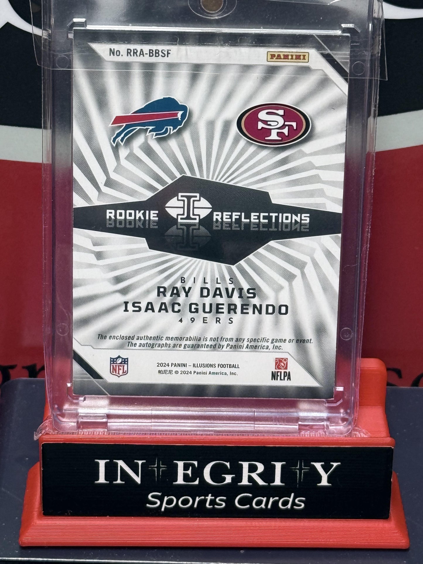 2024 Illusions RK Reflections Duel Auto Ray Davis Isaac Guerendo