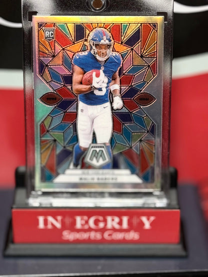 2024 Panini Mosaic #SG-21 Malik Nabers Stained Glass