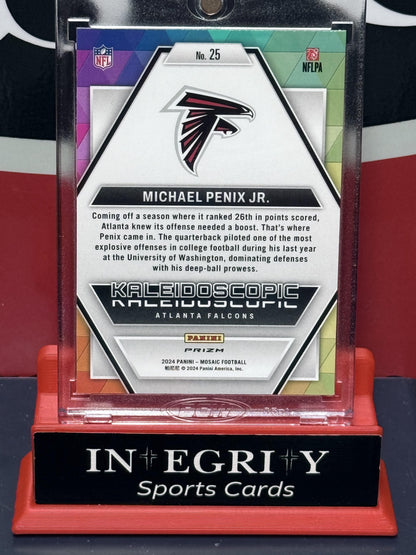 2024 Panini Mosaic #25 Michael Penix Jr. Kaleidoscopic