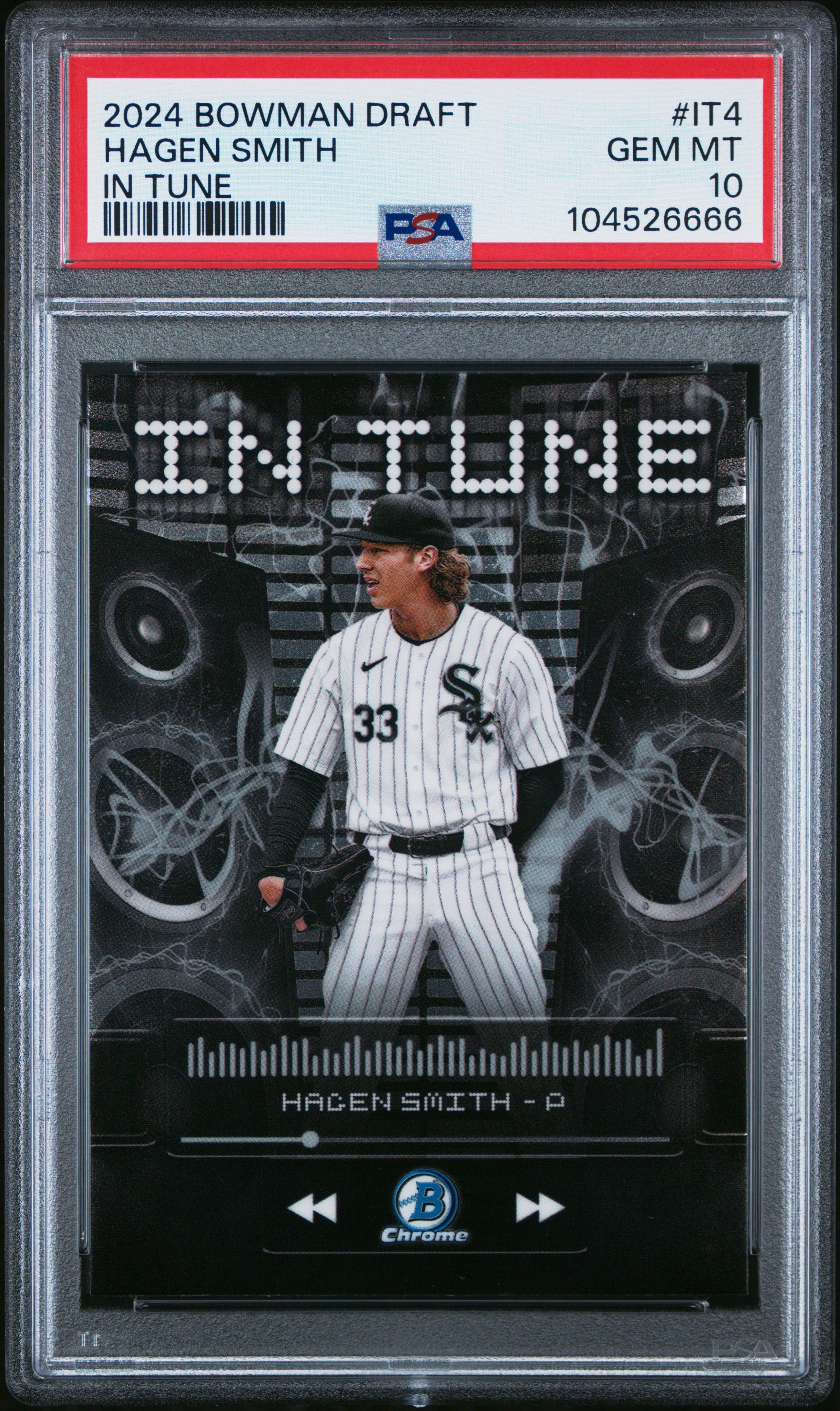 2024 Bowman Draft In Tune #IT4 Hagen Smith PSA 10