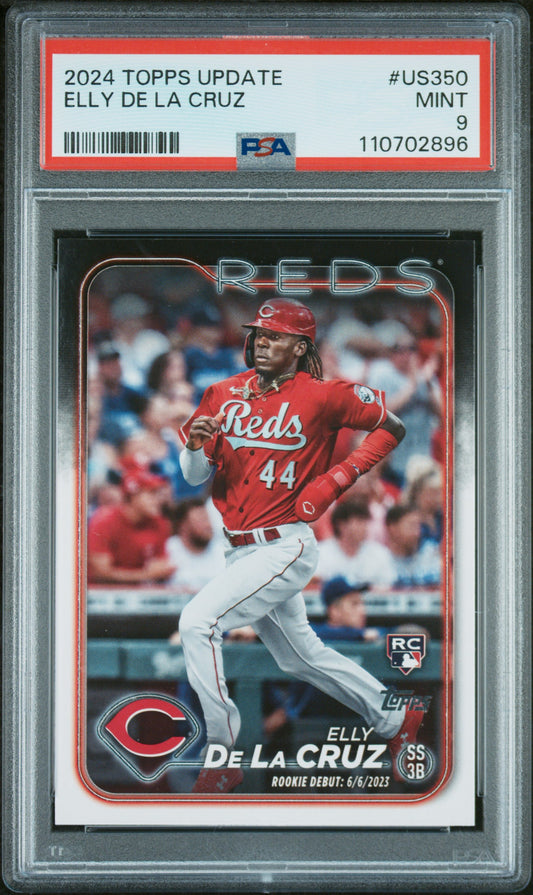 2024 Topps Update #US350 Elly De La Cruz PSA 9
