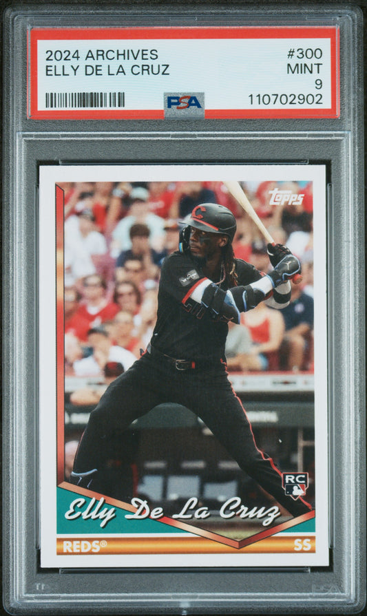 2024 Topps Archives #300 Elly De La Cruz PSA 9