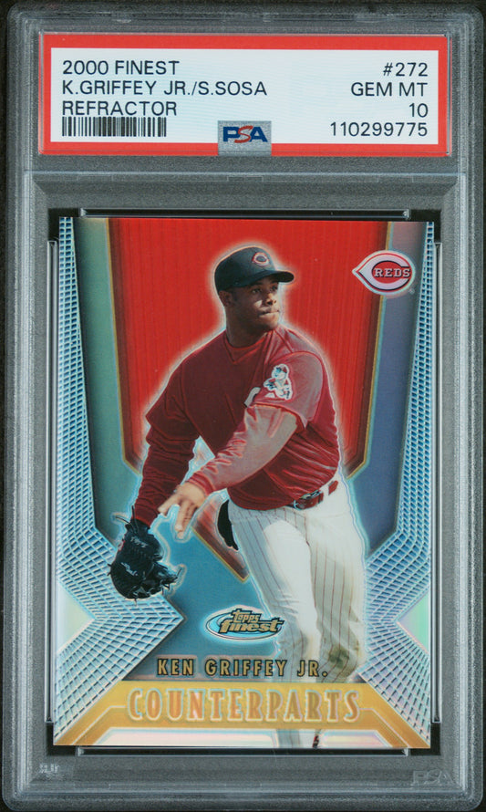 2000 Finest #272 K.Griffey Jr./S.Sosa Refractor PSA 10