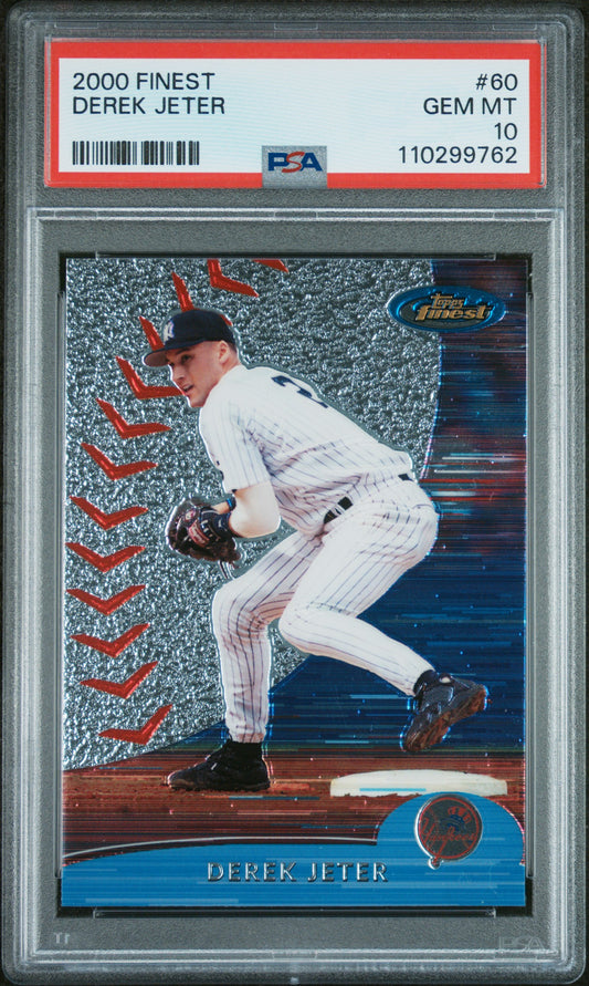 2000 Finest #60 Derek Jeter PSA 10