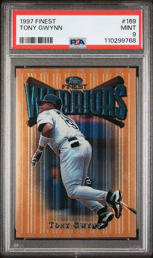 1997 Finest #169 Tony Gwynn PSA 9