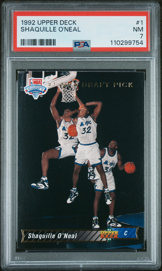 1992 Upper Deck #1 Shaquille O'Neal PSA 7
