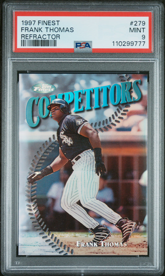1997 Finest #279 Frank Thomas Refractor PSA 9