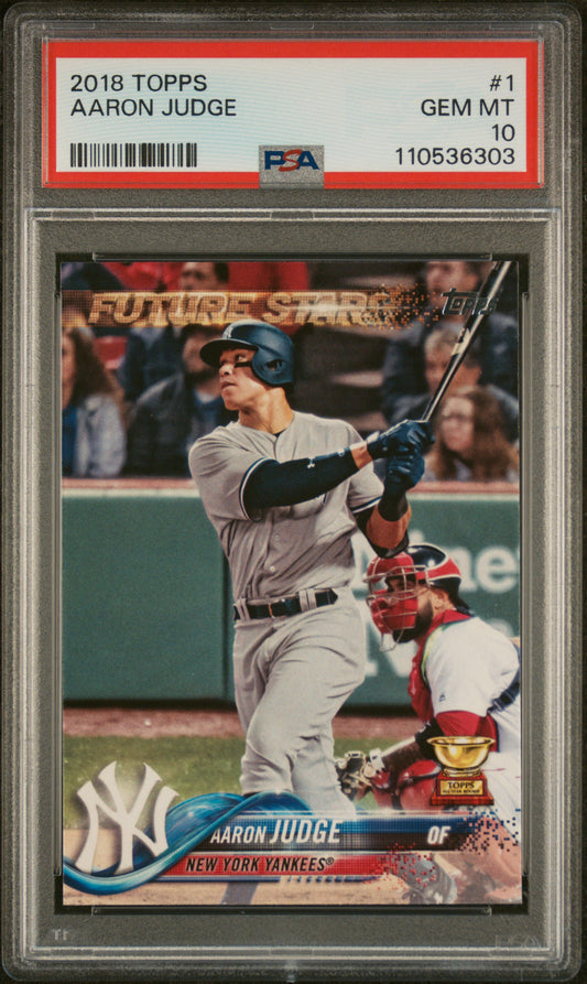 2018 Topps #1 Aaron Judge PSA 10