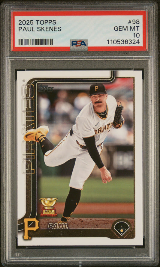2025 Topps #98 Paul Skenes PSA 10