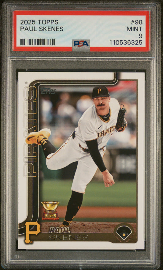 2025 Topps #98 Paul Skenes PSA 9