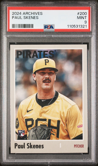 2024 Topps Archives #200 Paul Skenes PSA 9