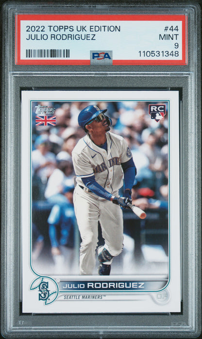2022 Topps Uk Edition #44 Julio Rodriguez PSA 9