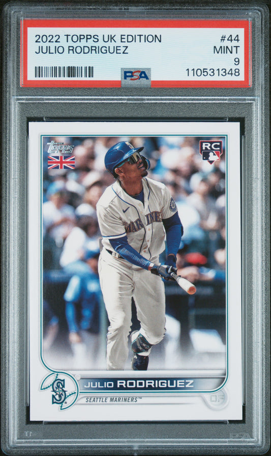 2022 Topps Uk Edition #44 Julio Rodriguez PSA 9