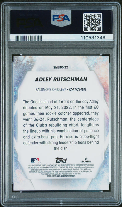 2023 Topps Stars Of The Mlb Chrome #SMLBC22 Adley Rutschman Chrome PSA 10