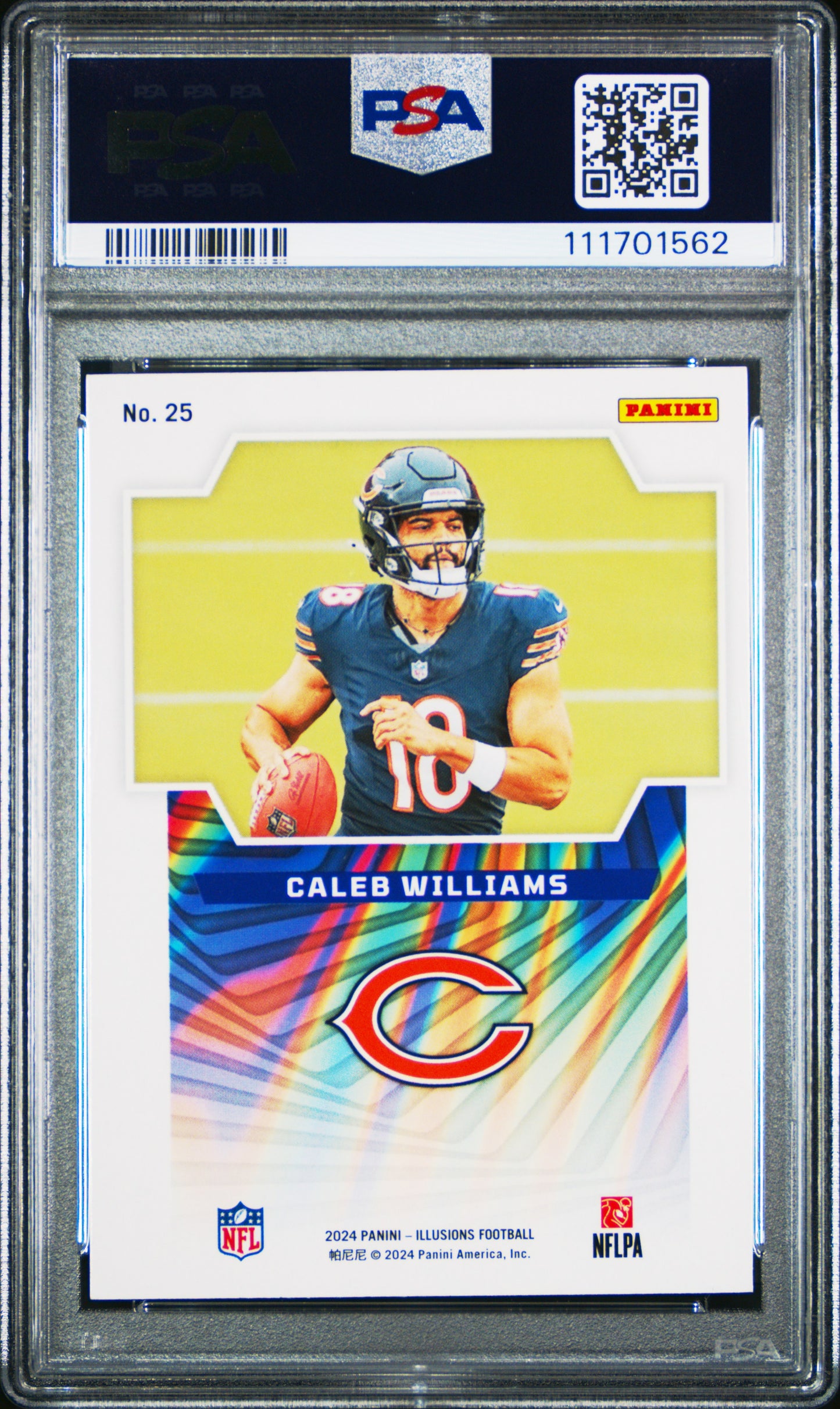 2024 Panini Illusions Game Magicians #25 Caleb Williams PSA 9