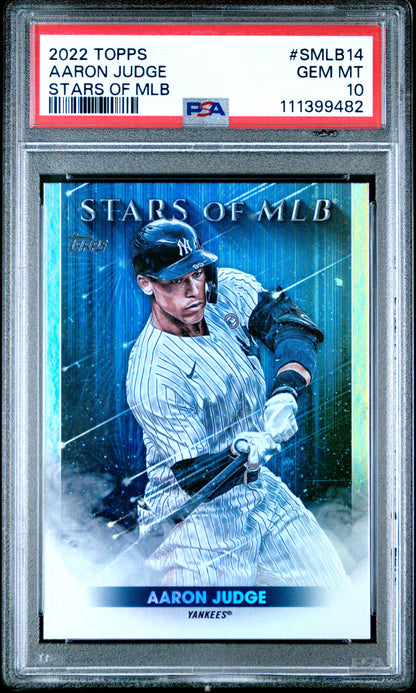 2022 Topps Stars Of Mlb #SMLB14 Aaron Judge Stars Of Mlb PSA 10