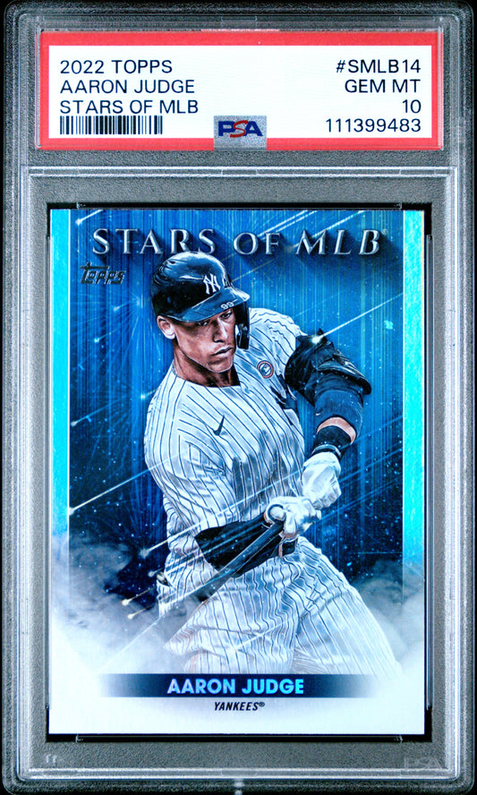 2022 Topps Stars Of Mlb #SMLB14 Aaron Judge Stars Of Mlb PSA 10