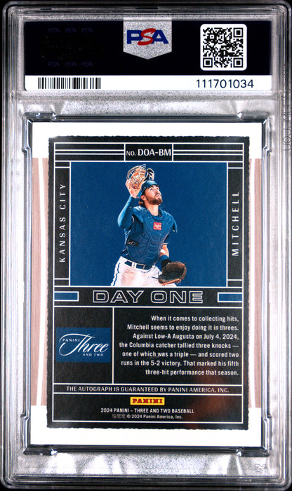 2024 Panini Three And Two Day One Autographs #DOABM Blake Mitchell PSA 10