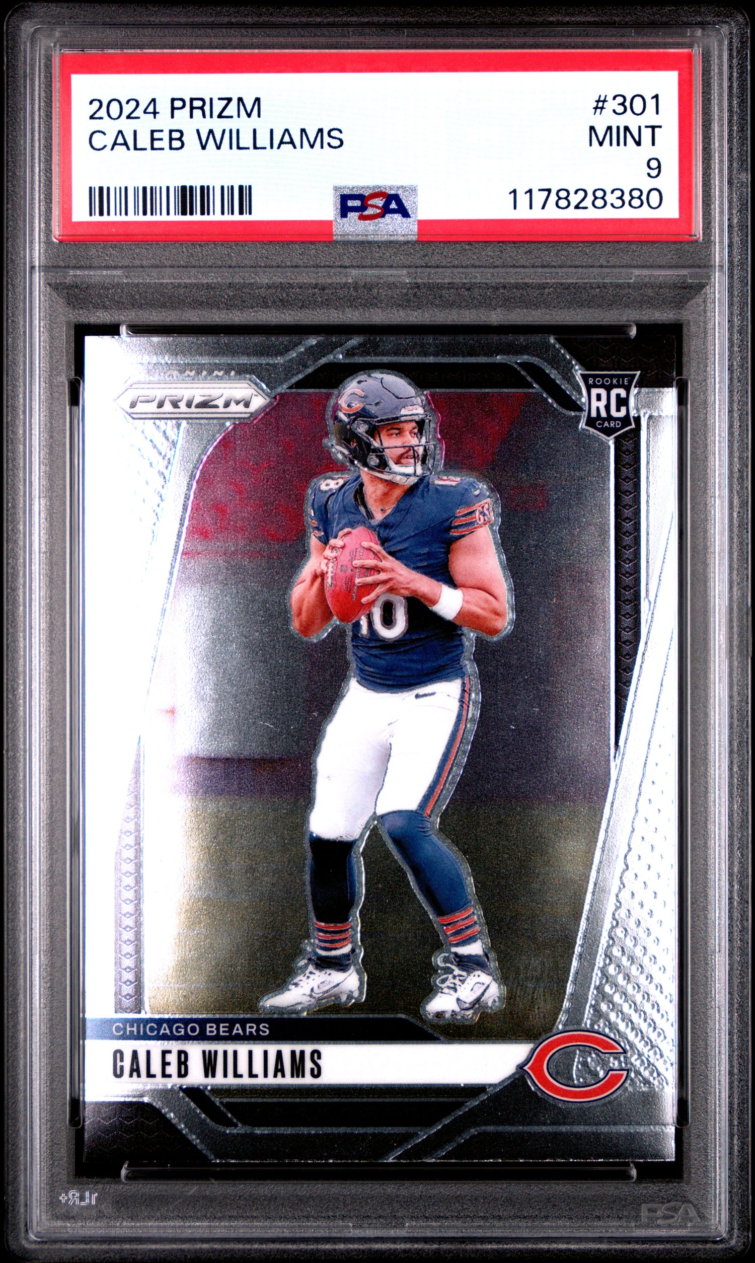 2024 Panini Prizm #301 Caleb Williams PSA 9