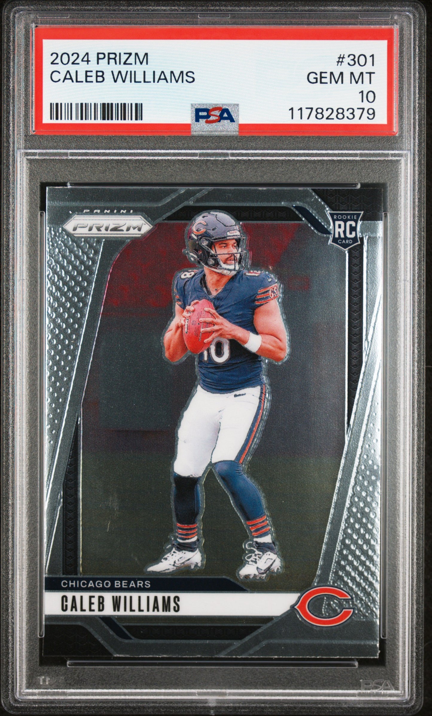 2024 Panini Prizm #301 Caleb Williams PSA 10