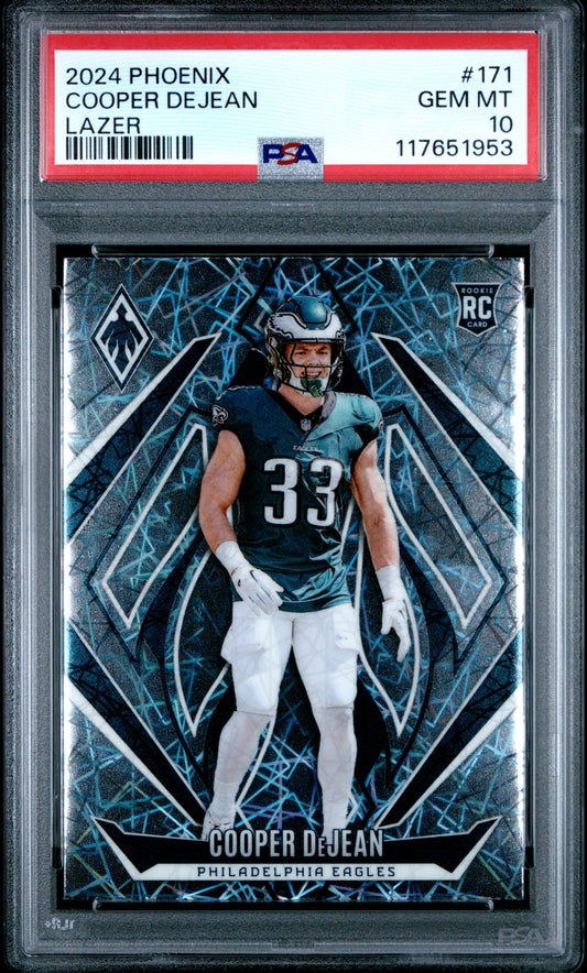 2024 Panini Phoenix #171 Cooper Dejean Lazer PSA 10