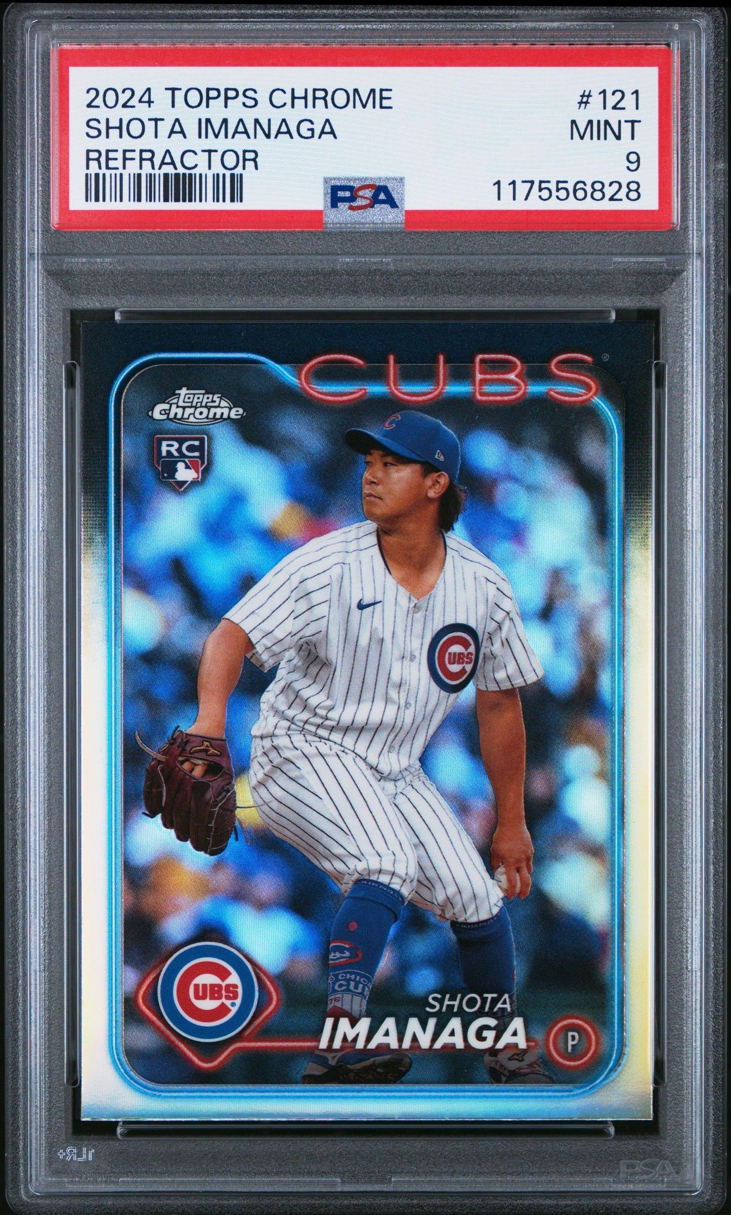 2024 Topps Chrome #121 Shota Imanaga Refractor PSA 9