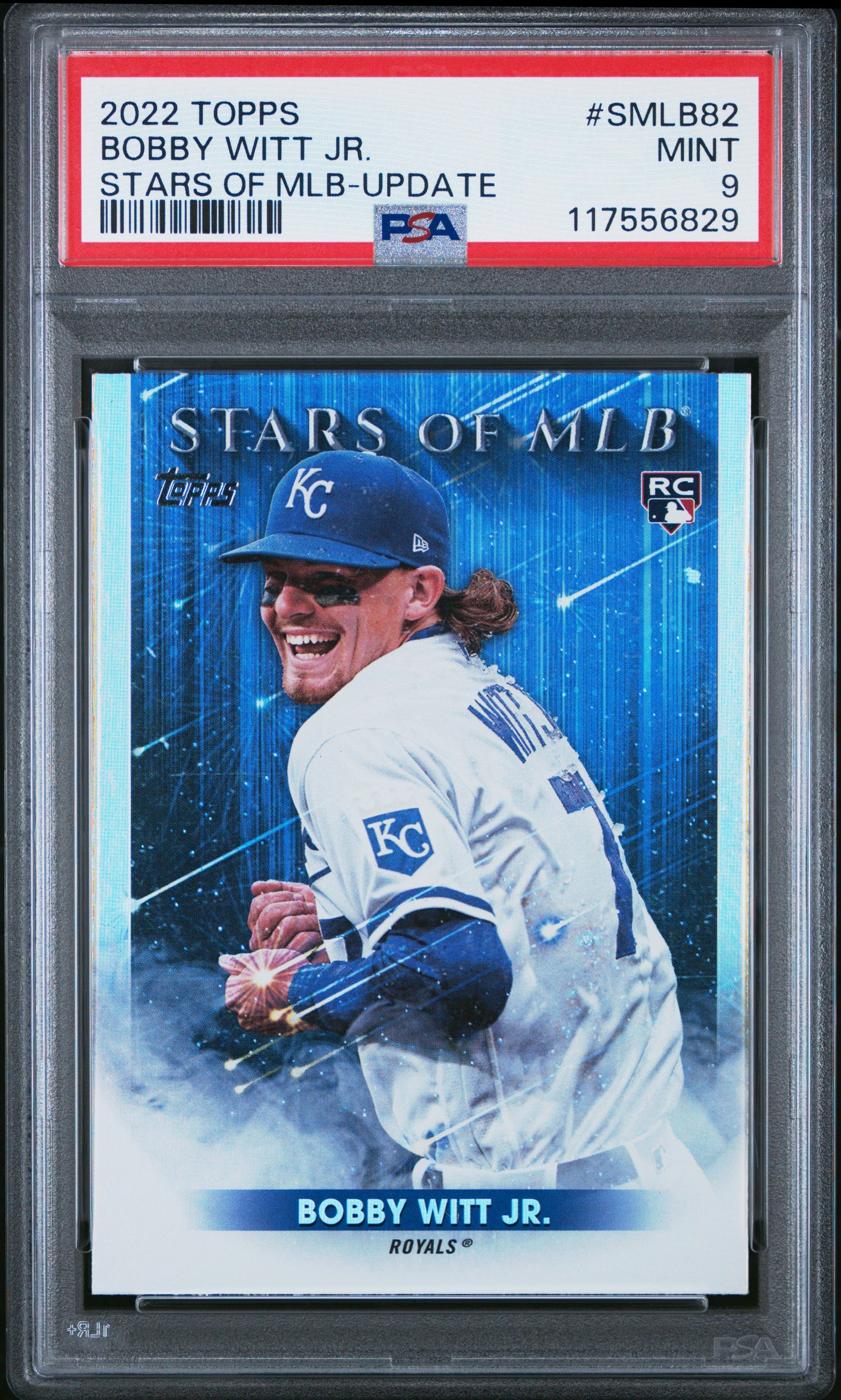 2022 Topps Stars Of Mlb #SMLB82 Bobby Witt Jr. Stars Of Mlb-Update PSA 9